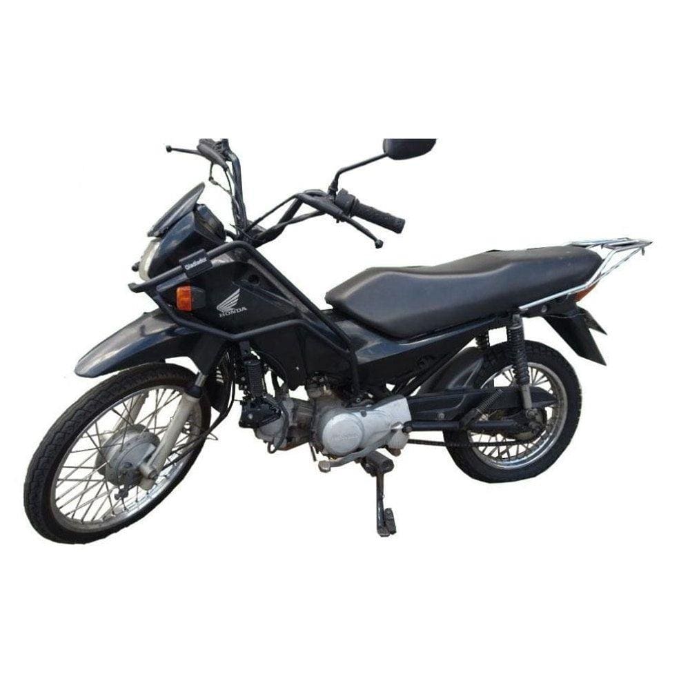 Protetor Carenagem Honda Pop 110 Com Pedaleira Suporte Milha