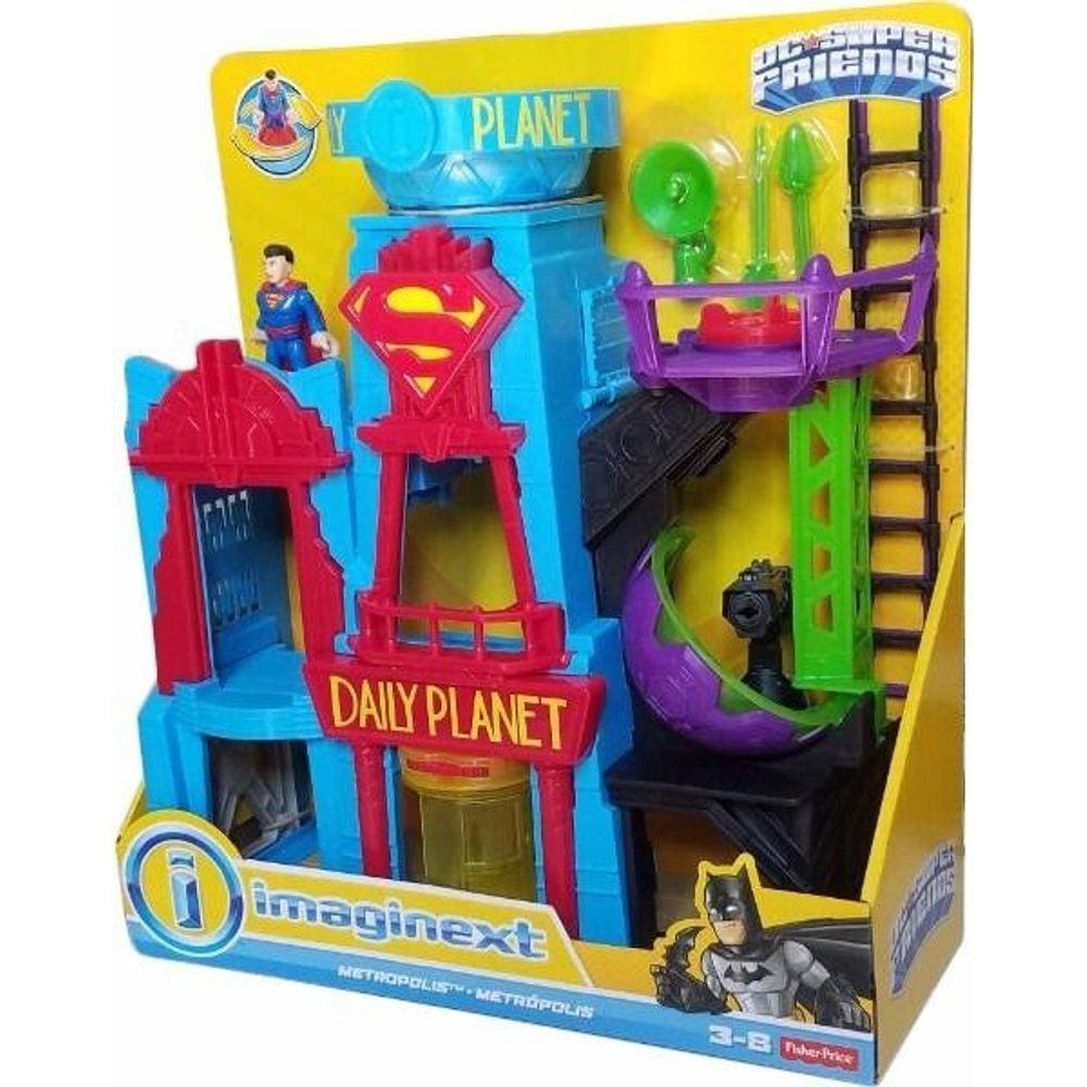 Metrópolis Liga da Justiça Imaginext - Mattel