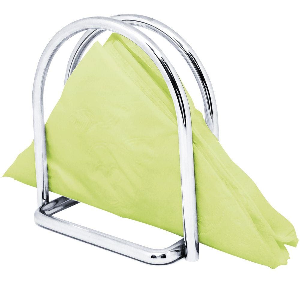 Suporte Porta Guardanapo Papel De Mesa Arco Aço Cromado