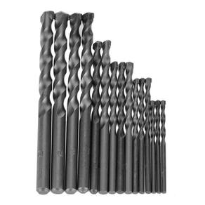 Jogo 15 Brocas Para Concreto Parede Cimento Ferro 3 A 10 Mm