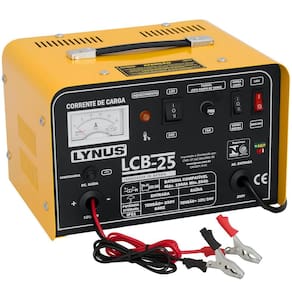 Carregador De Bateria Lynus Modelo Lcb-25 220v