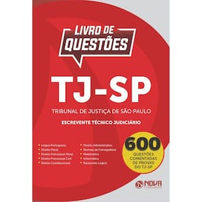 Livro De Questões Comentadas Tj Sp - Escrevente Judiciário