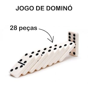 Jogo De Domino Jumbo Grosso Profissional Resistente