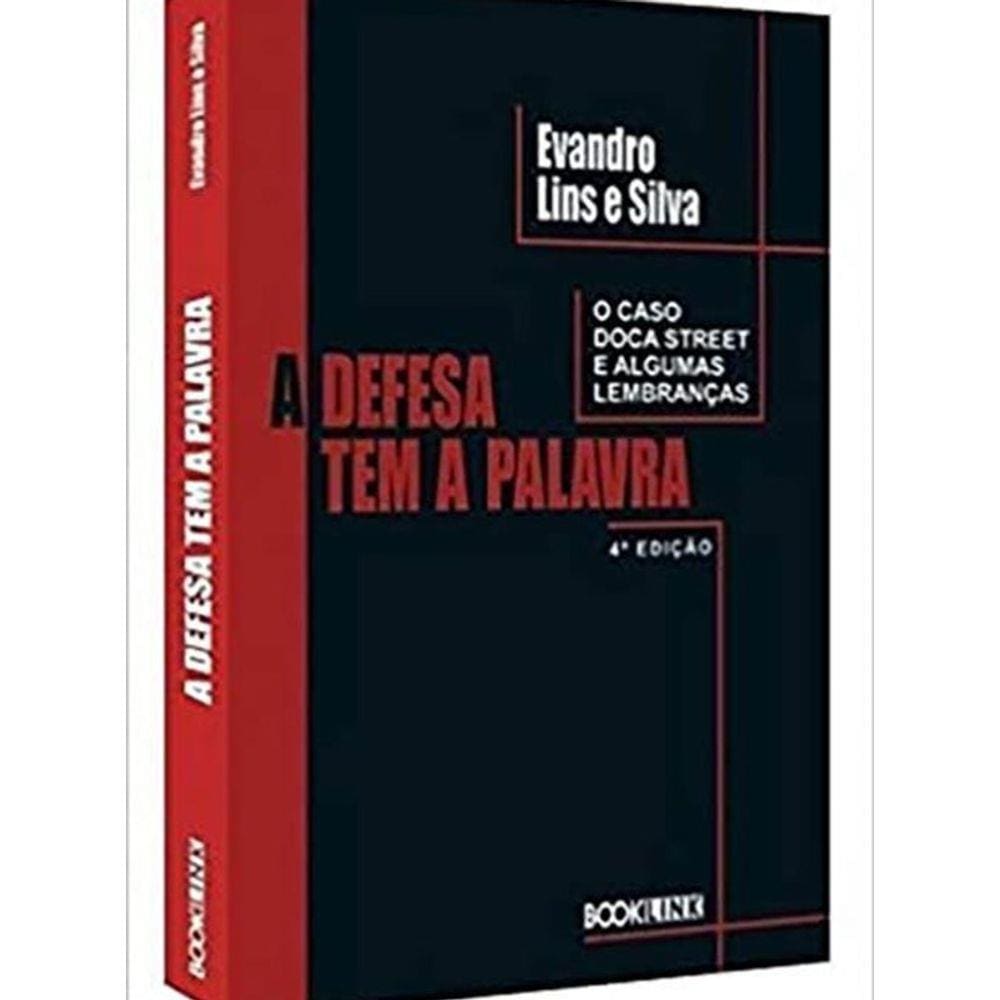 Livro A Defesa Tem A Palavra