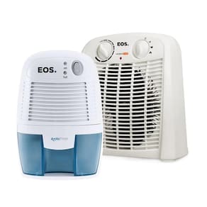 Kit Inverno EOS - Aquecedor Elétrico EOS Comfort Heat 1500W 3 em 1 + Desumidificador de Ar EOS Arctic Fresh Antimofo Permanente 220V