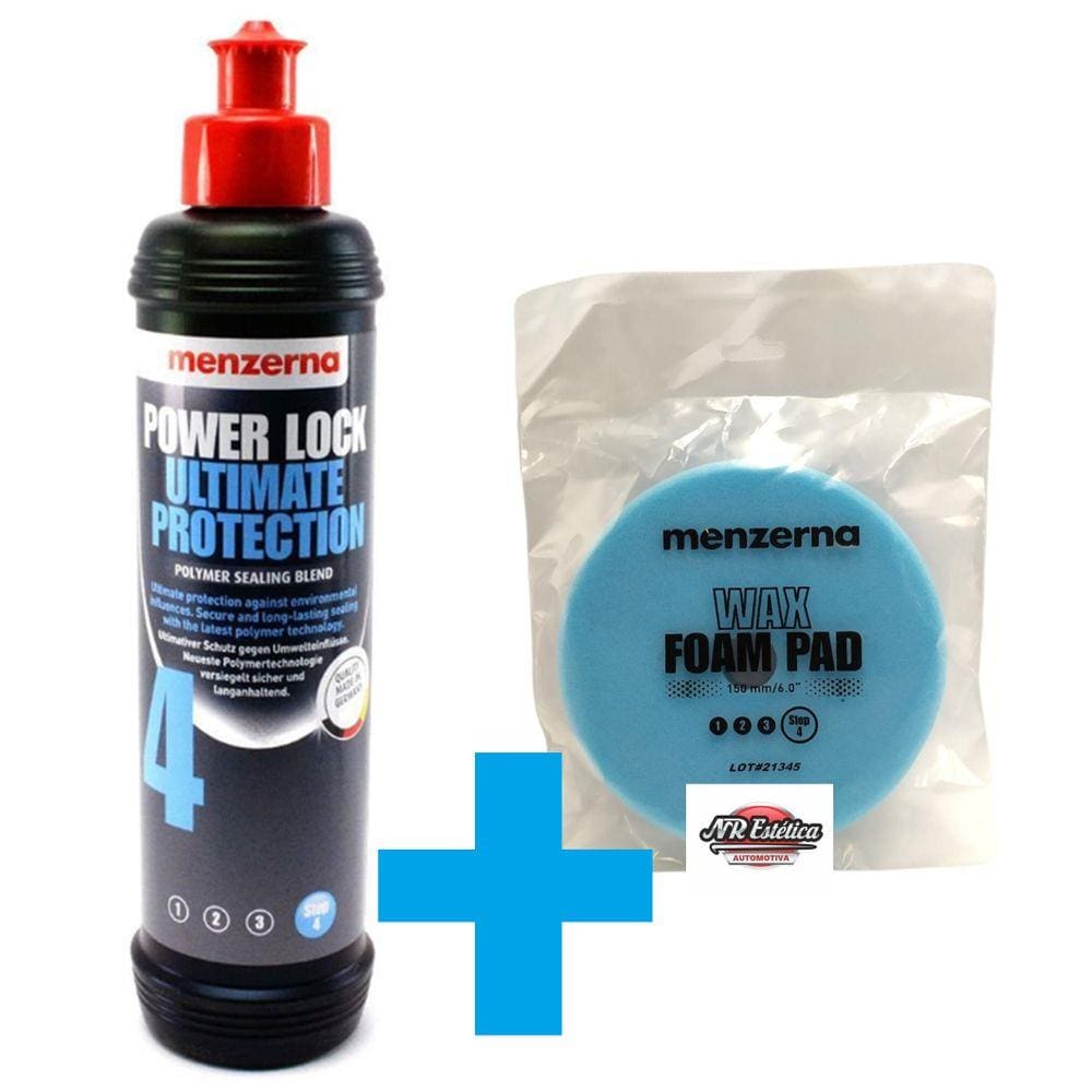 Kit Menzerna Selante Power Lock 250ml + Boina de Espuma Super Macia Azul