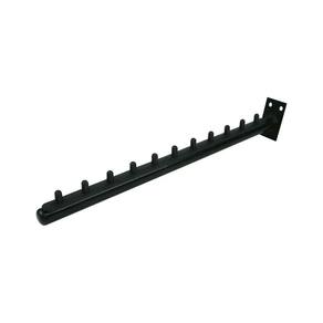 Kit 10 Arara Cabideiro Rt Tubular Inclinada 40Cm Parede Loja