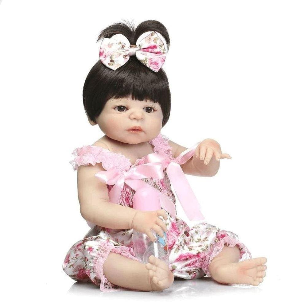 Boneca Bebê Reborn Realista Silicone Menina Girafinha - Carrefour