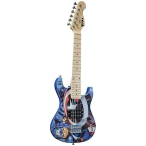 Guitarra Kids Marvel Capitão América Gmc-K2