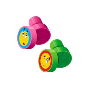 Carimbo Stamp Carinhas 24Un Cis Cores 423300