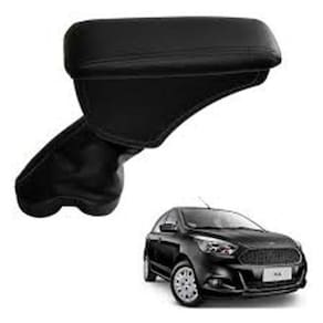 Apoio de braço Ford Ka courvin preto c/costura laranja