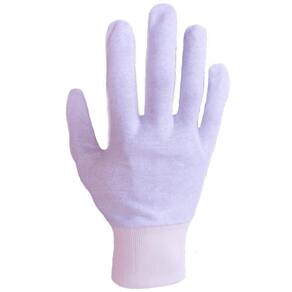 Luva De Algodão Kit 10 Pares Antialérgica Antiestática M