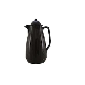 Garrafa Termica Bambu Plastico Preta 1 Litro Lyor
