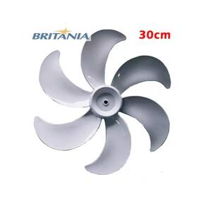 Hélice Ventilador Britânia B30 Turbo 30Cm 6 Pás Cinza