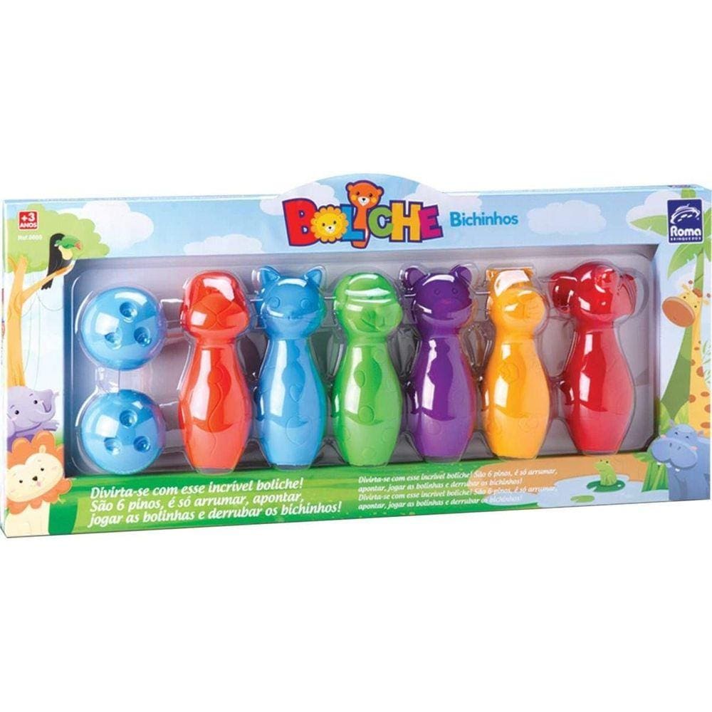 Boliche Coleção Bichinhos - Roma Brinquedos