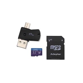 Adaptador Dual para Celular e USB com SD 32gb Classe 10