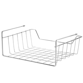 Organizador Aramado Para Prateleira 34cm Cesto Multiuso Encaixe Para Armário