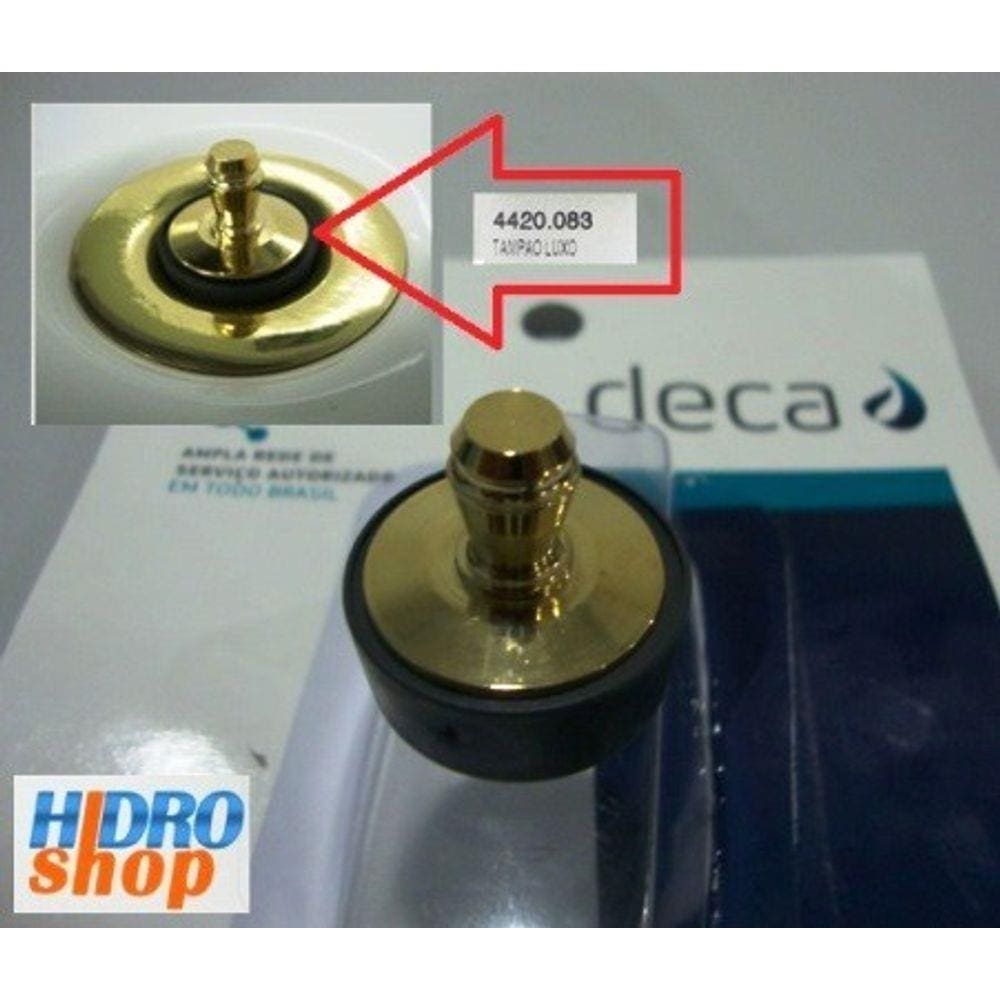 Tampão Luxo Deca Dourado - 4420083