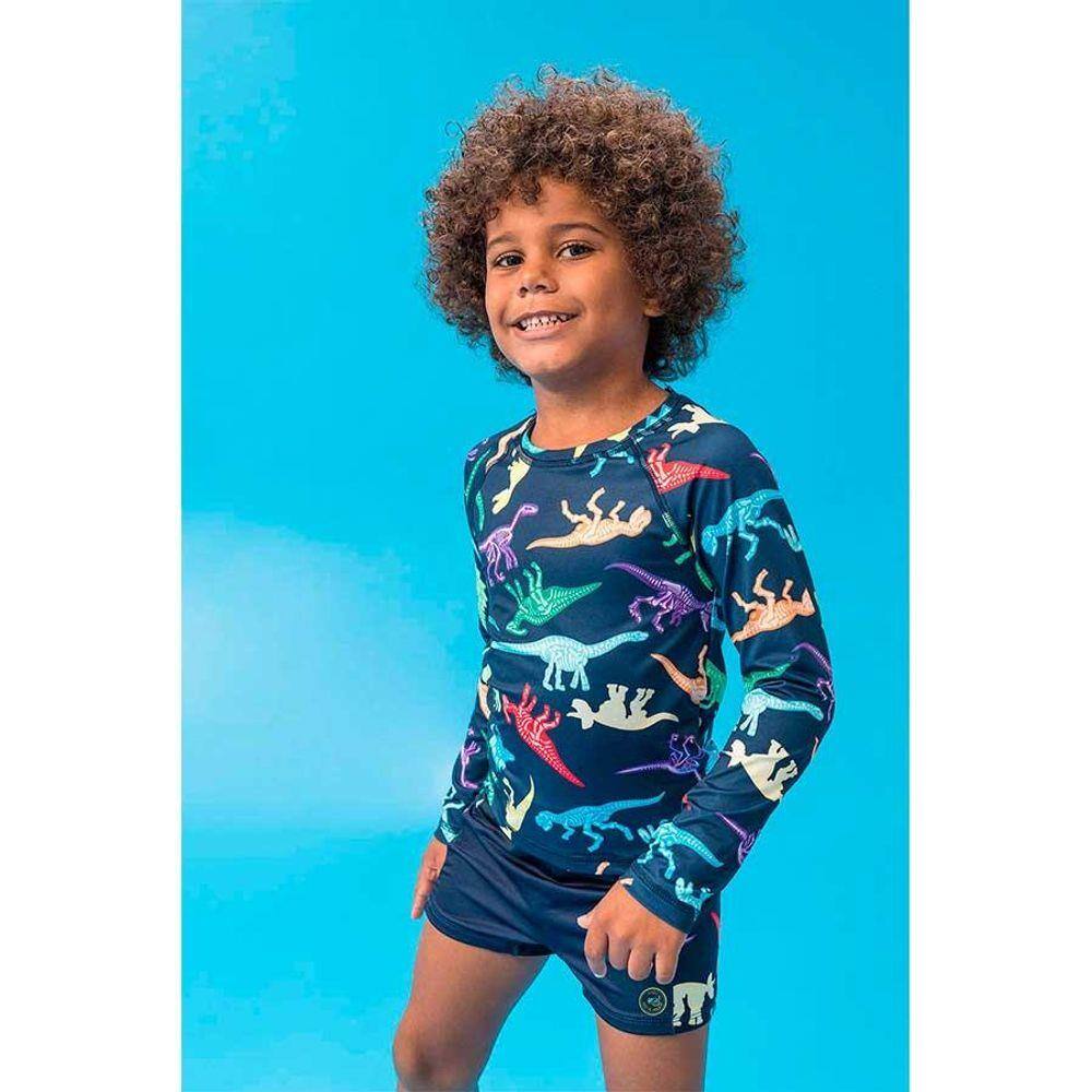 camiseta manga longa infantil brandili