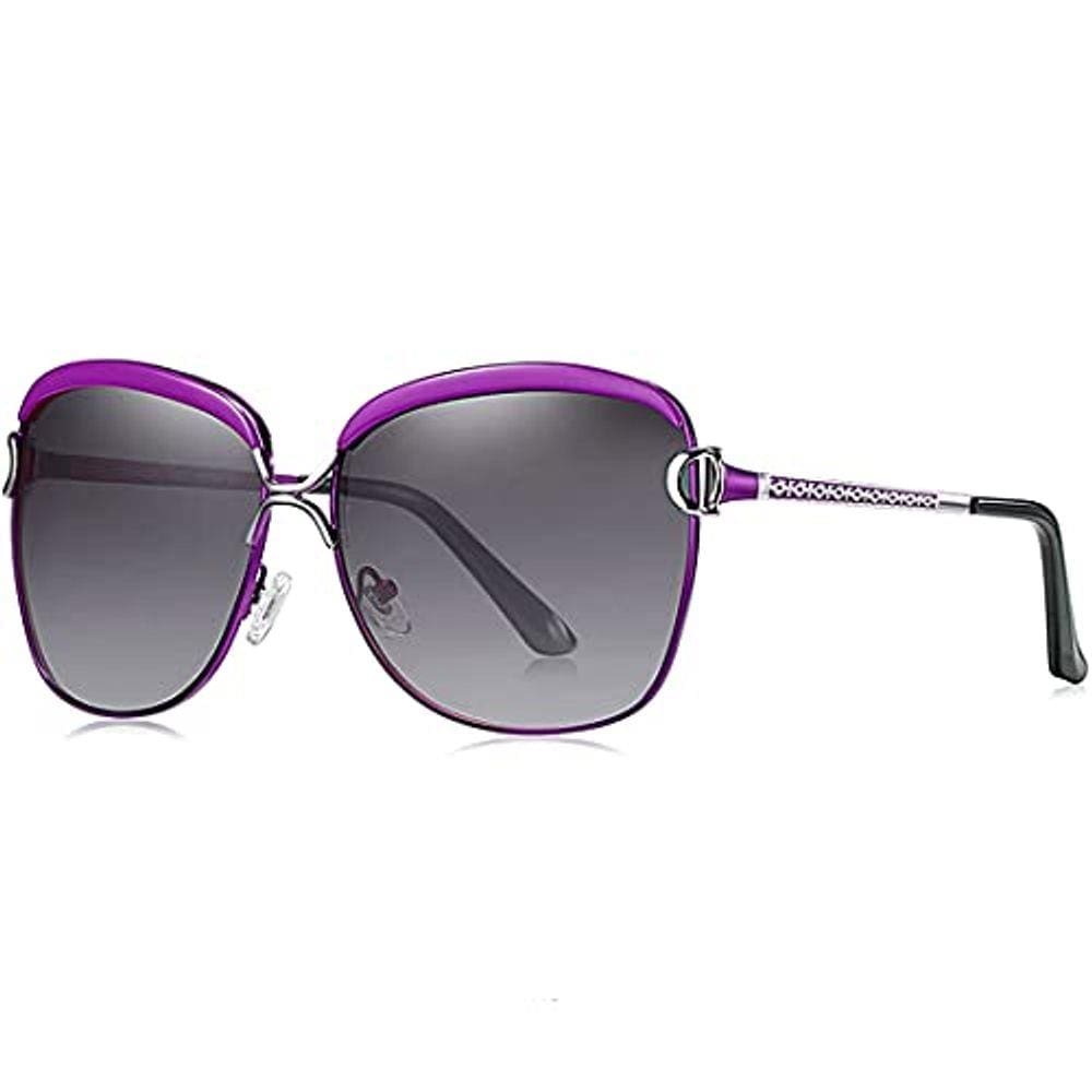 Óculos de Sol Feminino BARCUR Estilo Borboleta Design Elegante Polarizado Proteção uv400