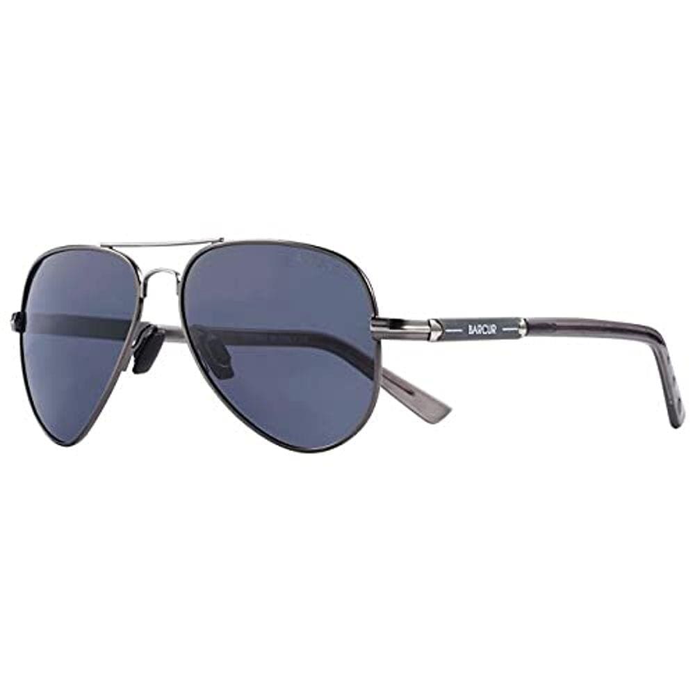 Óculos de Sol Masculino BARCUR Estilo Piloto Aviador Moda Clássica Proteção uv400 Polarizado
