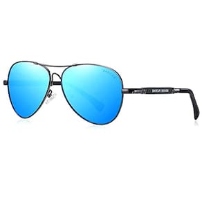 Óculos de Sol Masculino Barcur Estilo Aviador Clássico Piloto Polarizados com Proteção uv400