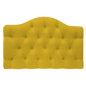 Cabeceira Suspensa Imperatriz 160Cm Queen Size Suede Amarelo