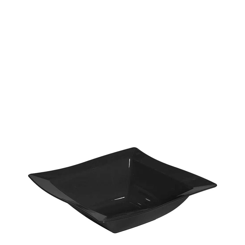 Saladeira Moove Quadrada 2L Preta em Policarbonato Linha Profissional Cook VEM