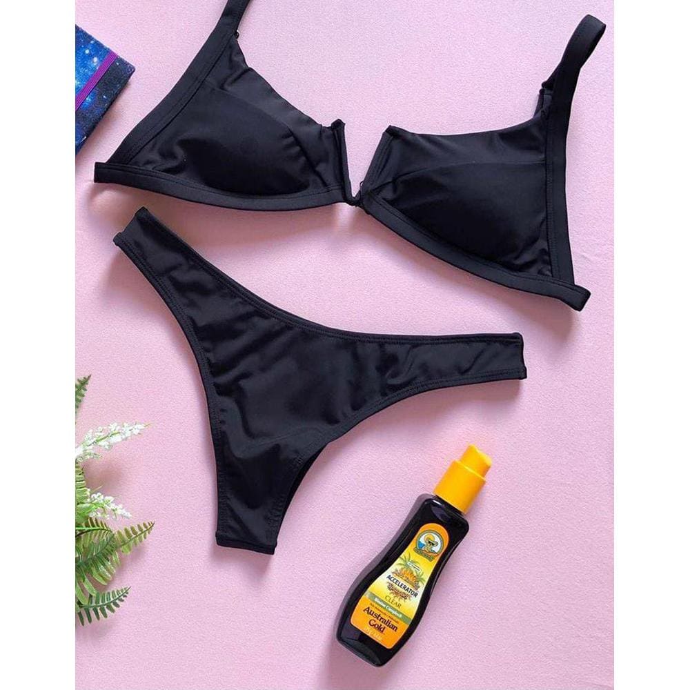 Biquini Feminino Aviador Aro V Black