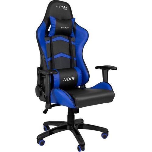 Cadeira Gamer MX5 Giratoria Preto/Azul MYMAX é ruim? Cadeira Gamer MX5 Giratoria Preto/Azul MYMAX é boa?