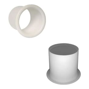 Aero Duto 4 Fiamon Plástico Branco para Caixas Acústicas