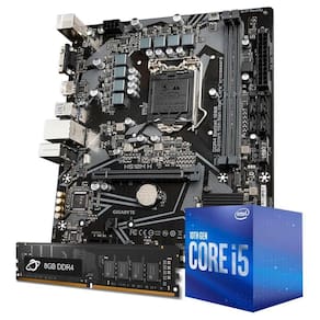 Kit Upgrade Processador Intel® Core™ i5 10400f + Placa Mãe Gigabyte H510M-H  + Memória 8GB DDR4