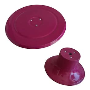 Bailarina Para Decorar Bolo Com Pino De Ferro 30cm - Pink