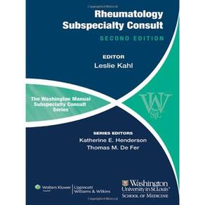 The Washington Manual Of Rheumatology Subspecialty Consult