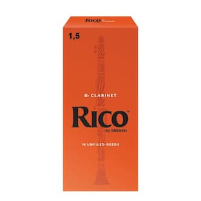 Palheta para Clarinete 1,5 RCA1015 Caixa com 10 Unidades - Rico