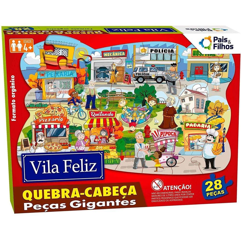 Quebra cabeça madeira 3D kit 16 peças puzzle