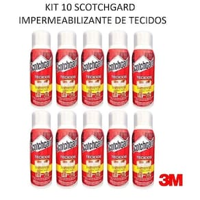 Kit com 10 Scotchgard 3M Protetor de Tecidos Impermeabilizante SPRAY 353ML