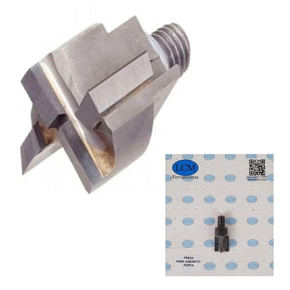 Fresa 20mm Para Gabarito Gf100 Fechadura Porta - Lcm