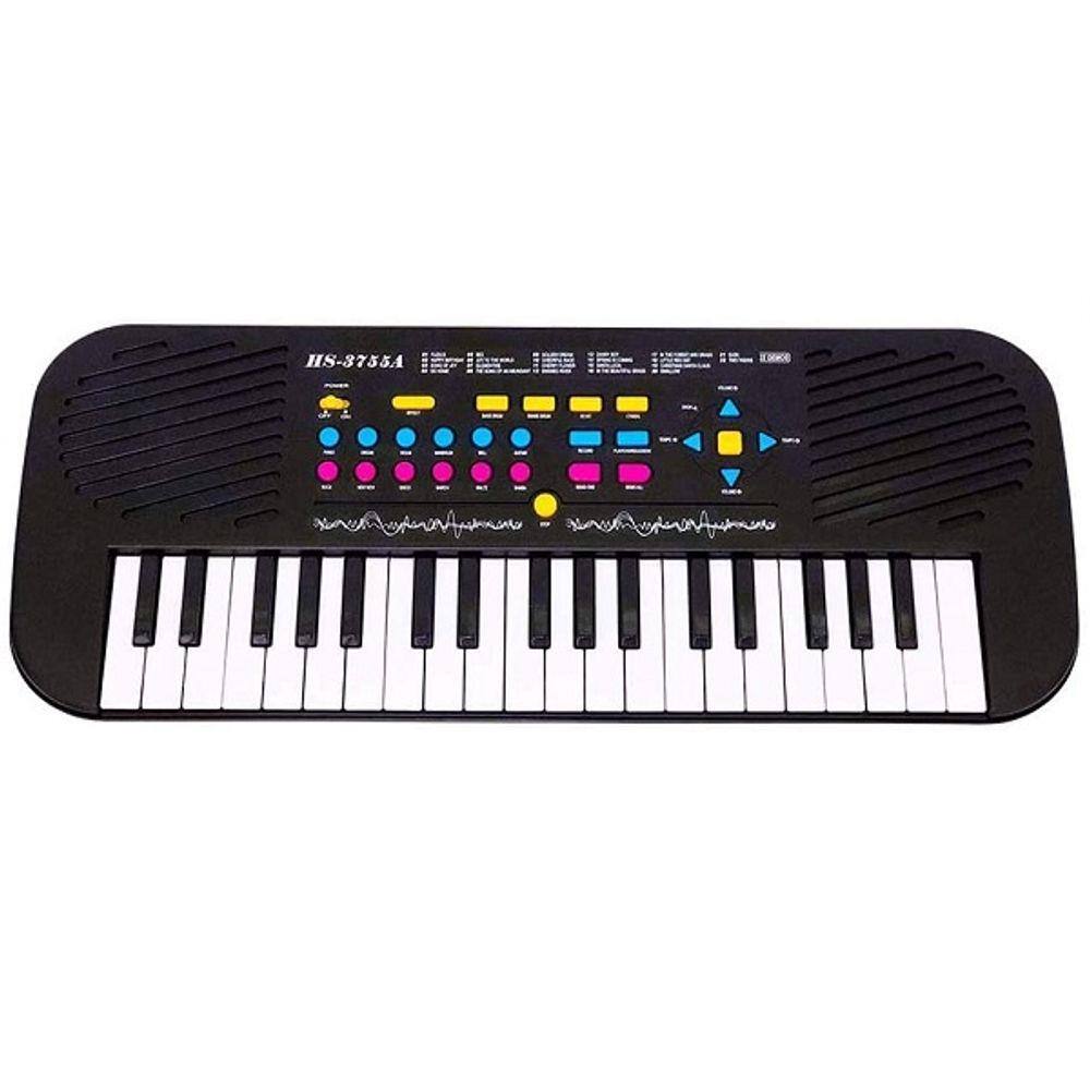 Teclado Piano Musical Infantil Com Microfone Hs5460a - Dm Toys