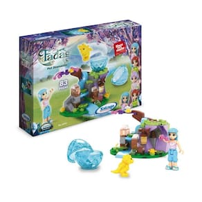 Blocos De Montar Fadas Pet Diamante 83 Peças