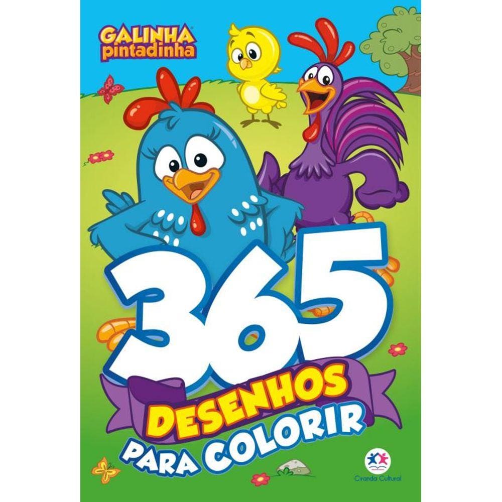 Desenho de Galinha-d'angola para colorir