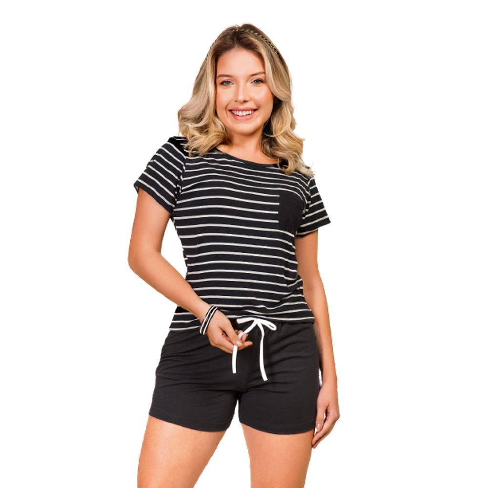 Conjunto de pijama duomo 2 pecas liso masculino 1 | Casas Bahia