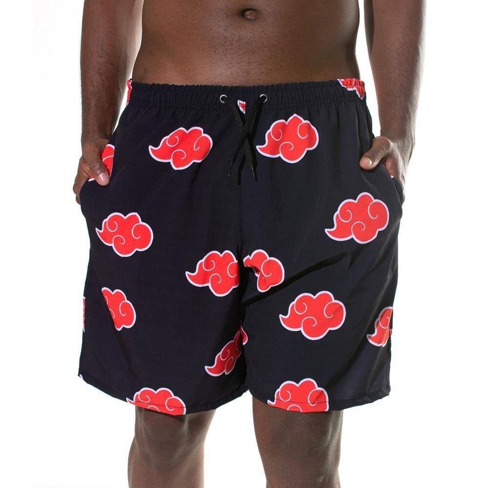 short masculino vermelho