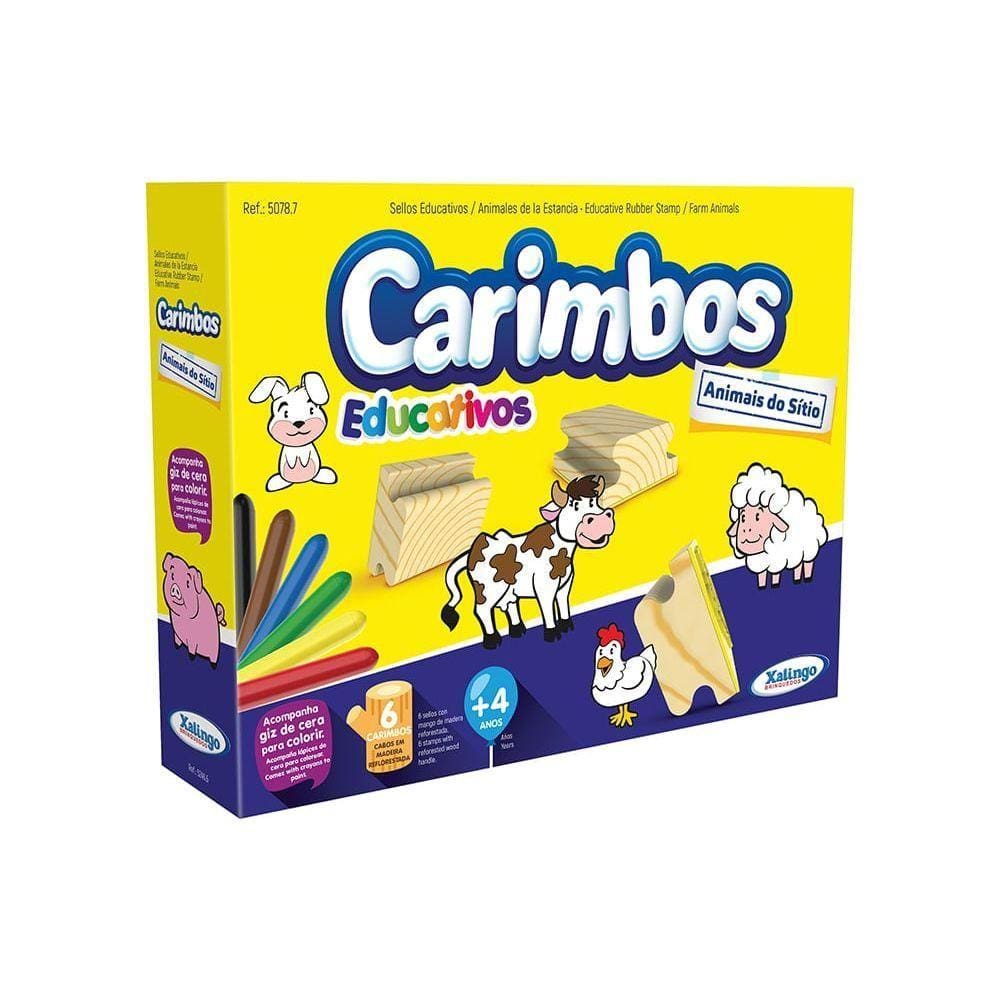 Carimbos Educativos Animais Do Sítio