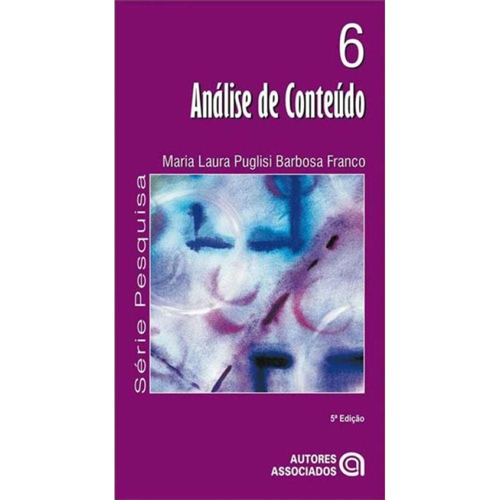 Analise De Conteudo - Vol.6