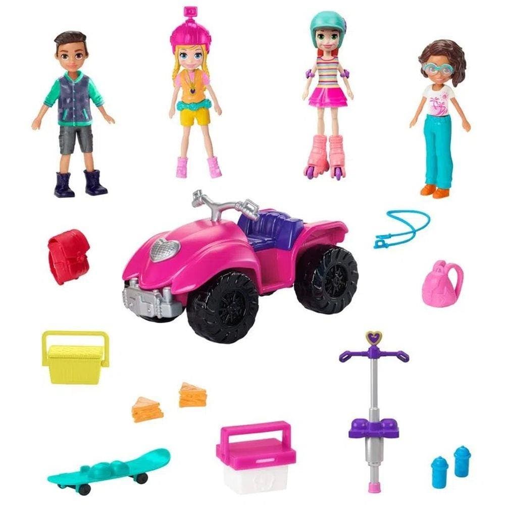 Polly Pocket Carro de Sorvete Pollyville - Mattel