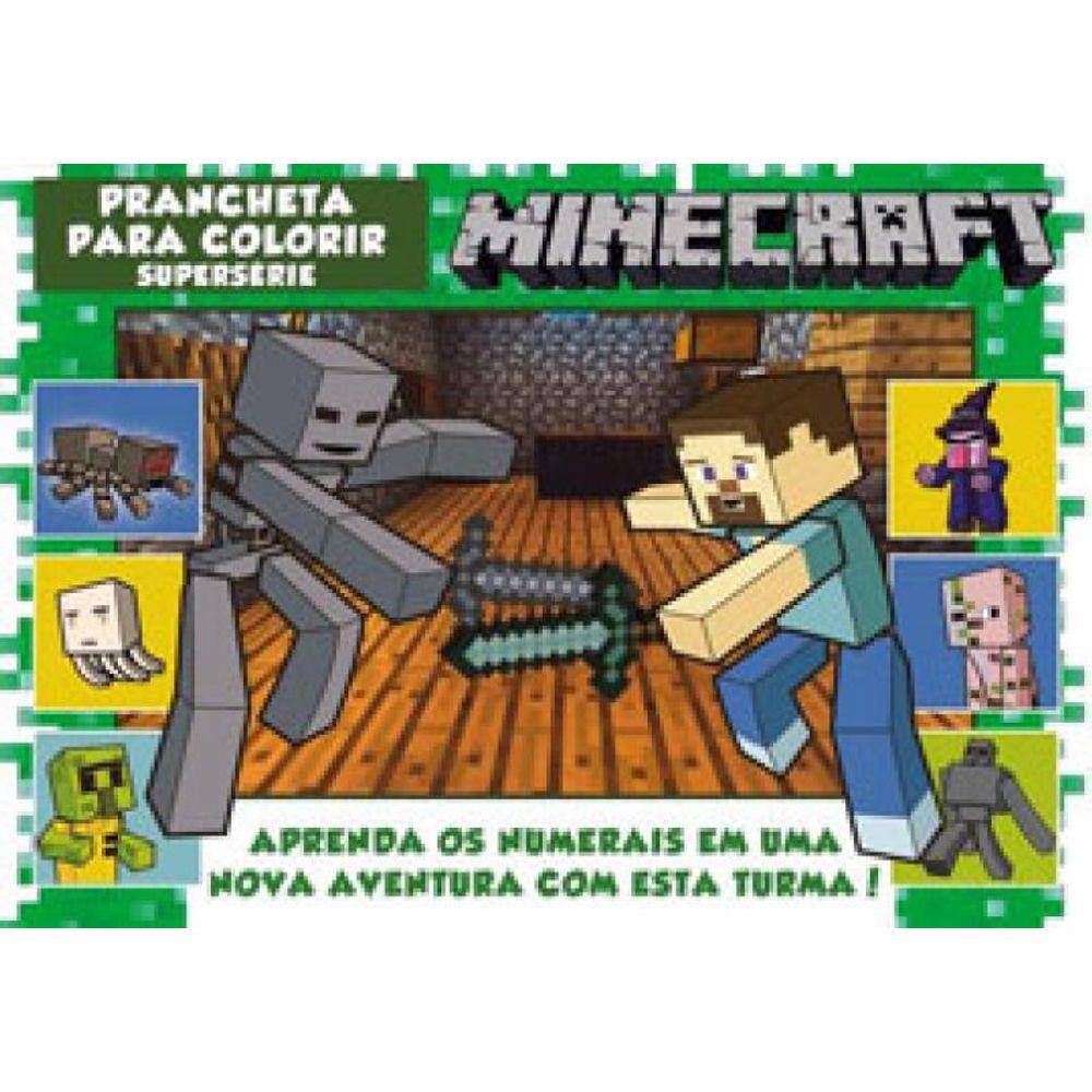 cadres minecraft para colorir