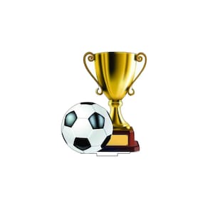 SILHUETA DECORATIVA PARA MESA - TROFÉU - 1 unidade