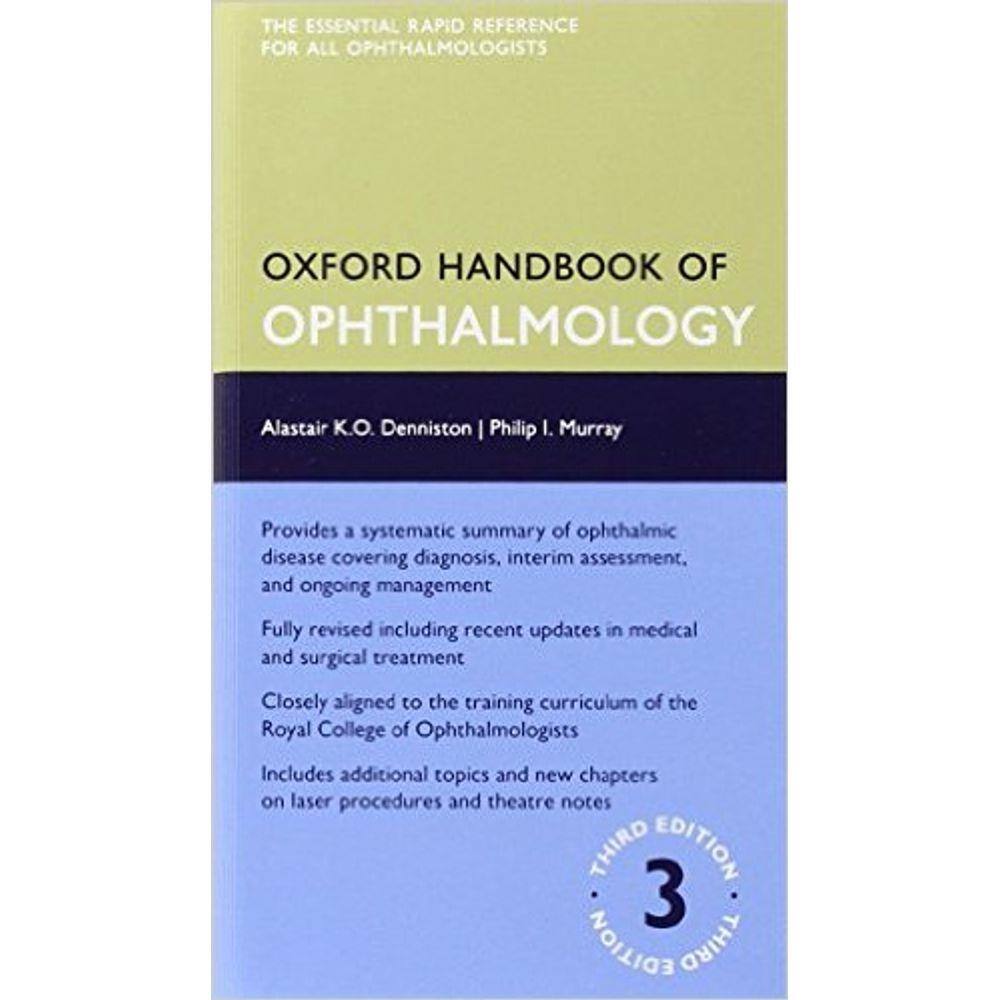 Oxford Handbook Of Ophthalmology