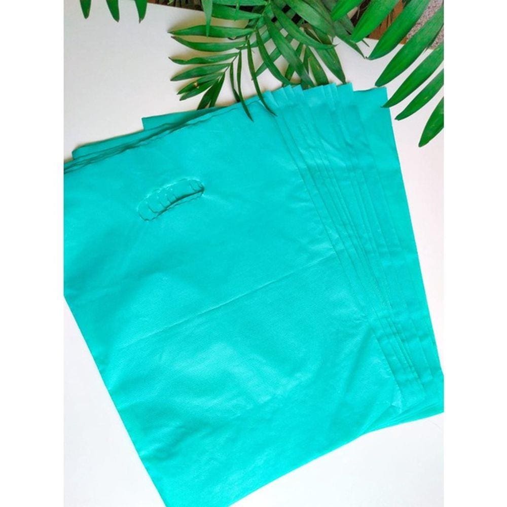 Sacolas Premium Virgem Boca De Palhaço 30X40 Com Textura Sacolas Para Lojas